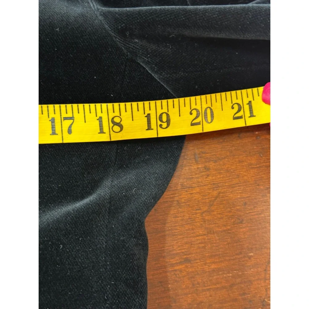 GAP Black Velvet Double Breasted Blazer Pants Suit Set Womens Size 8‎ - Picture 9 of 16